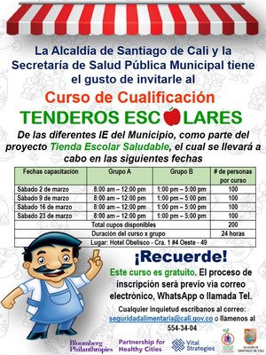 Curso de cualificaci&oacute;n, tenderos escolares