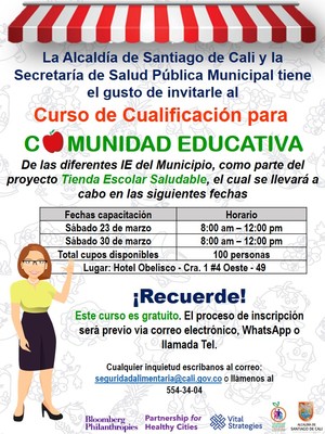 Curso de cualificaci&oacute;n para la Comunidad Educativa del Municipio de Cali