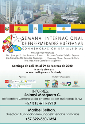 Semana Internacional de Enfermedades Hu&eacute;rfanas. 
