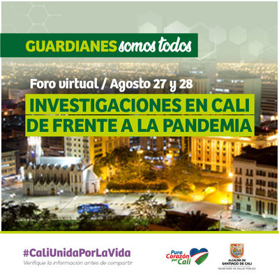 Investigaciones en Cali de frente a la pandemia