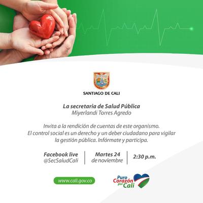Rendici&oacute;n de Cuentas Secretar&iacute;a de Salud P&uacute;blica