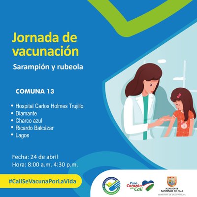 Jornada de vacunaci&oacute;n Sarampi&oacute;n y Rubeola