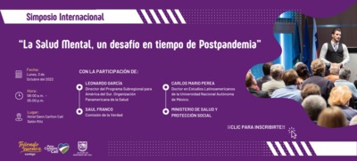 Simposio Internacional la salud mental, un desaf&iacute;o en tiempo de potpandemia 