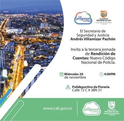Tercera jornada de Rendici&oacute;n de Cuentas Secretaria de Seguridad y Justicia: Nuevo C&oacute;digo de Polic&iacute;a