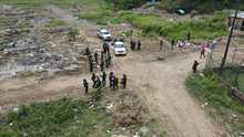 Autoridades encuentran artefactos explosivos durante operativos de desalojo en Navarro