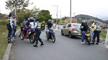 M&aacute;s de 80 motocicletas han sido inmovilizadas durante operativos en la Avenida Circunvalar