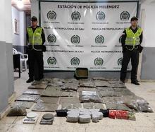 Autoridades incautaron m&aacute;s de 53 mil gramos de marihuana en el sector de Los Chorros