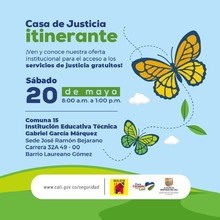 Casas de Justicia de Cali se unen para atender habitantes de la comuna 15