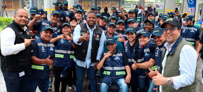 J&oacute;venes del programa 'Perla' se unen para fortalecer la seguridad del MIO en Cali