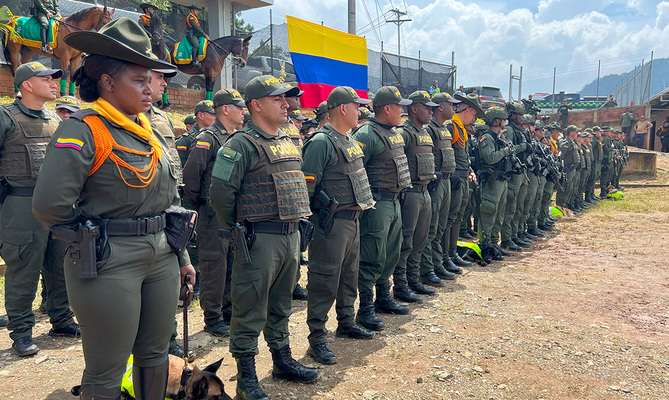 Llegan los primeros polic&iacute;as que reforzar&aacute;n la seguridad en Cali para la COP16