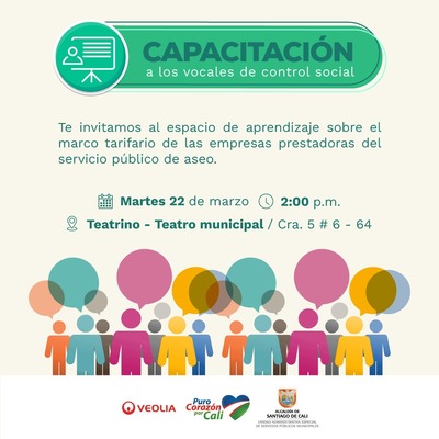 Capacitaci&oacute;n a Vocales de Control Social 