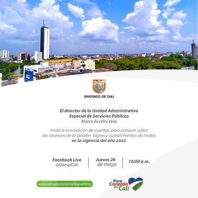 Primera rendici&oacute;n de cuentas - UAESP 