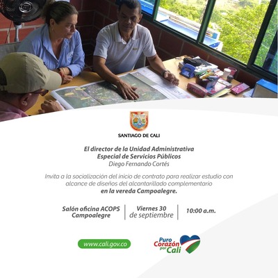 Socializaci&oacute;n del proyecto alcantarillado vereda Campoalegre