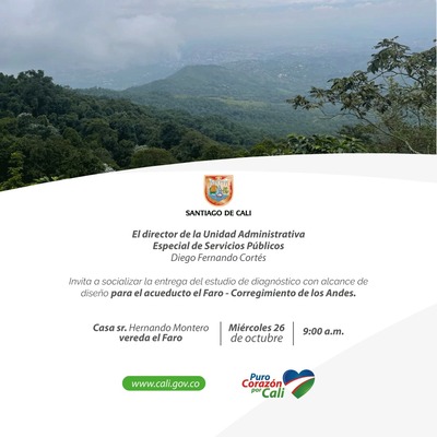 Socializaci&oacute;n del proyecto de acueducto el Faro