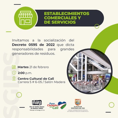 Capacitaci&oacute;n en  SGIRS para Establecimientos Comerciales y de Servicios 