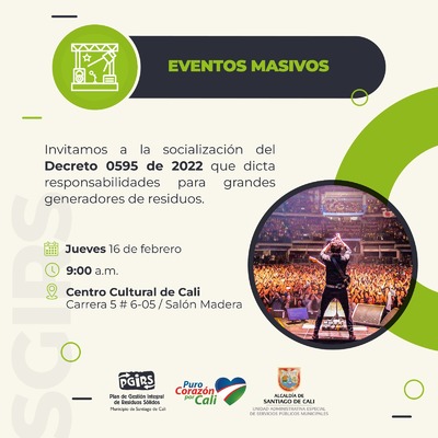 Capacitaci&oacute;n en  SGIRS para Eventos Masivos