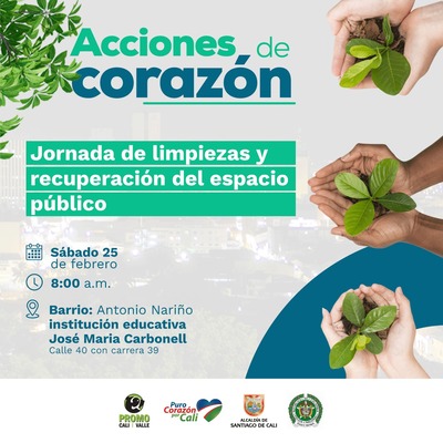 Jornada de limpieza y recuperaci&oacute;n del espacio p&uacute;blico