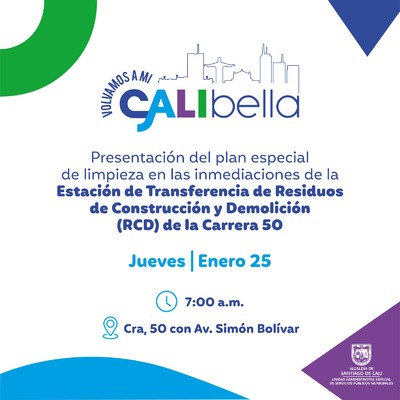 Plan especial de limpieza Estaci&oacute;n de Transferencia de Residuos de Construcci&oacute;n y Demolici&oacute;n 