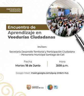Encuentro de aprendizaje en veedur&iacute;as ciudadanas