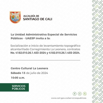 Socializaci&oacute;n y levantamiento topogr&aacute;fico