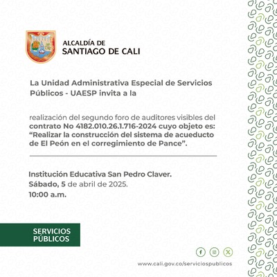 Auditorias visibles al contrato #716-2024