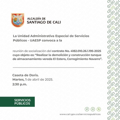 Socializaci&oacute;n contrato No 195-2025 