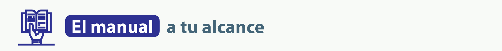 El manual a tu alcance El manual a tu alcance