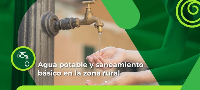 Agua potable y saneamiento b&aacute;sico en la zona rural
