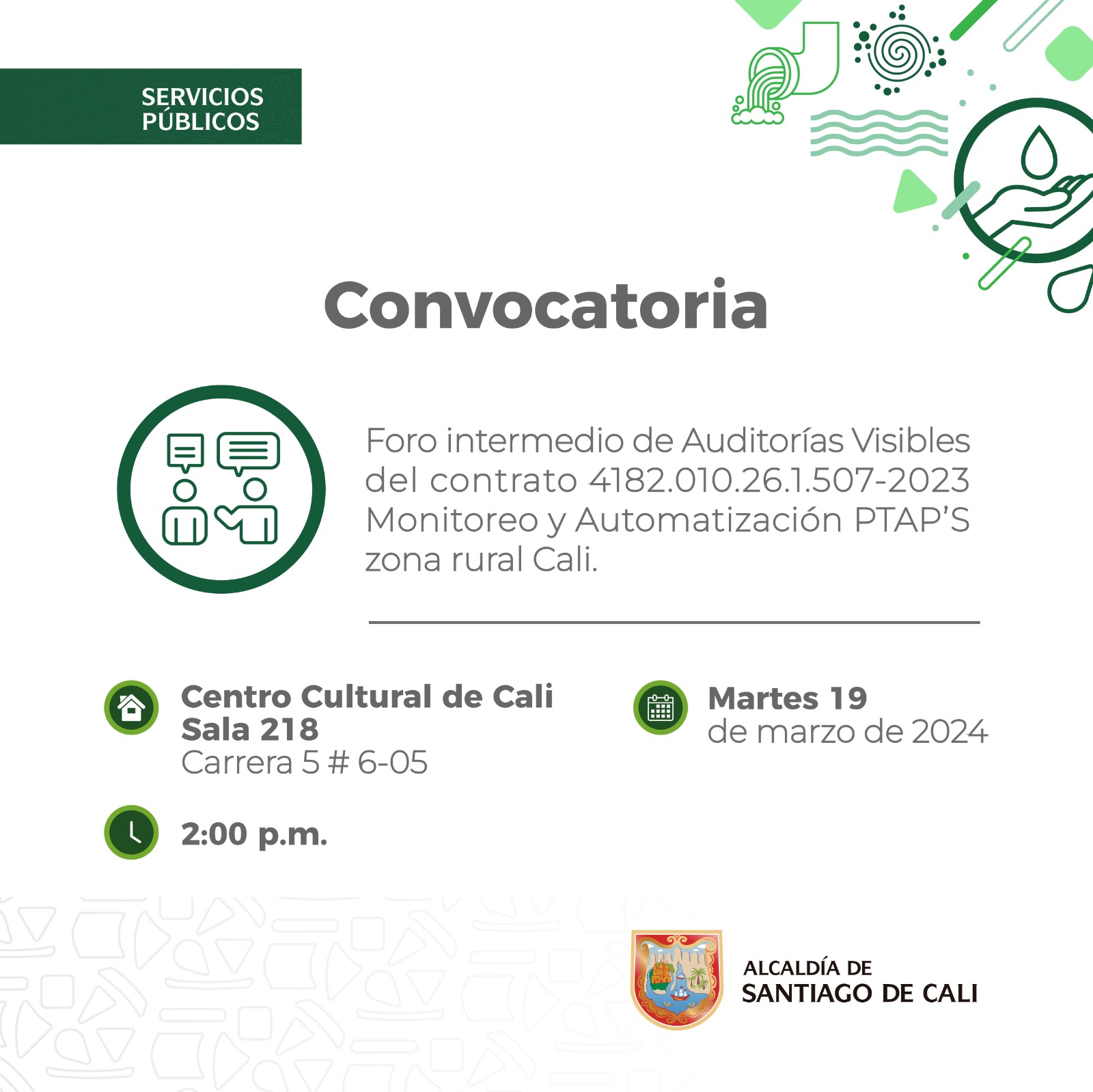 Foro de auditorías visibles al contrato No 507-2024