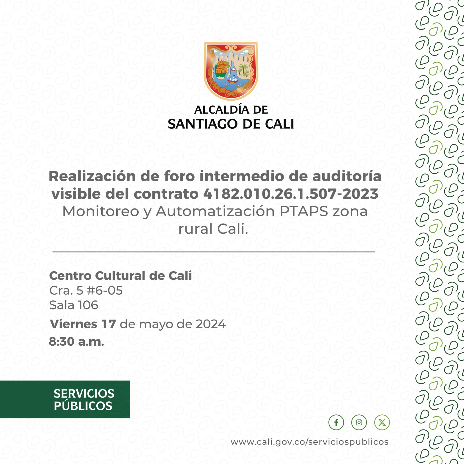 Foro de auditoria visible contrato #507-207