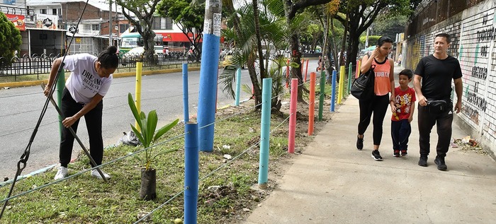 150 metros cuadrados de zona verde se recuperaron en el barrio El Jard&iacute;n