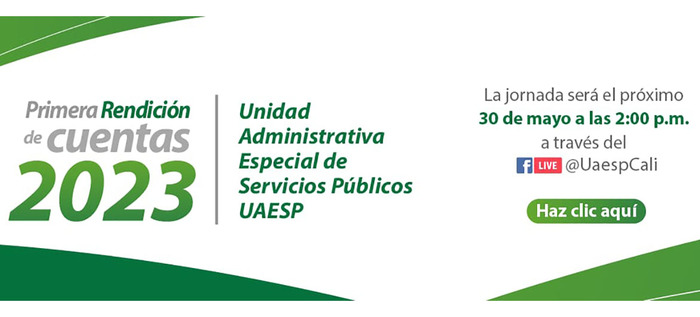 El 30 de mayo la Uaesp rendir&aacute; cuentas a la ciudadan&iacute;a