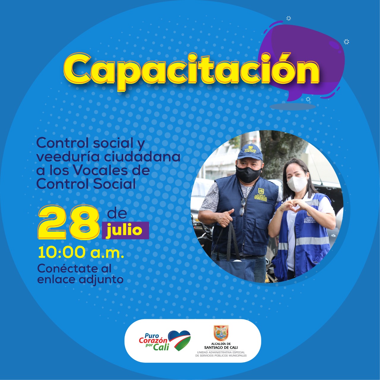 Capacitación vocales de control