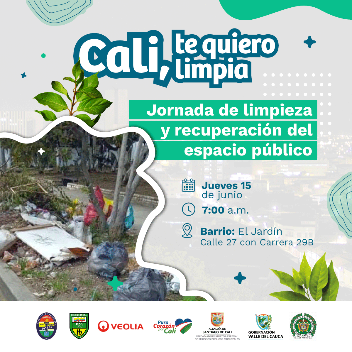 Jornada de limpieza y recuperación del espacio público 
