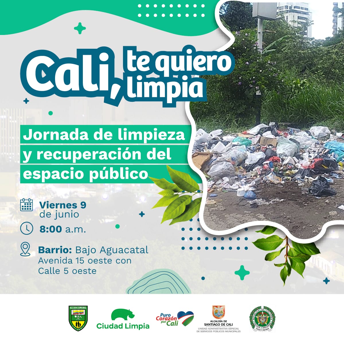 Jornada de limpieza y recuperación del espacio público 5