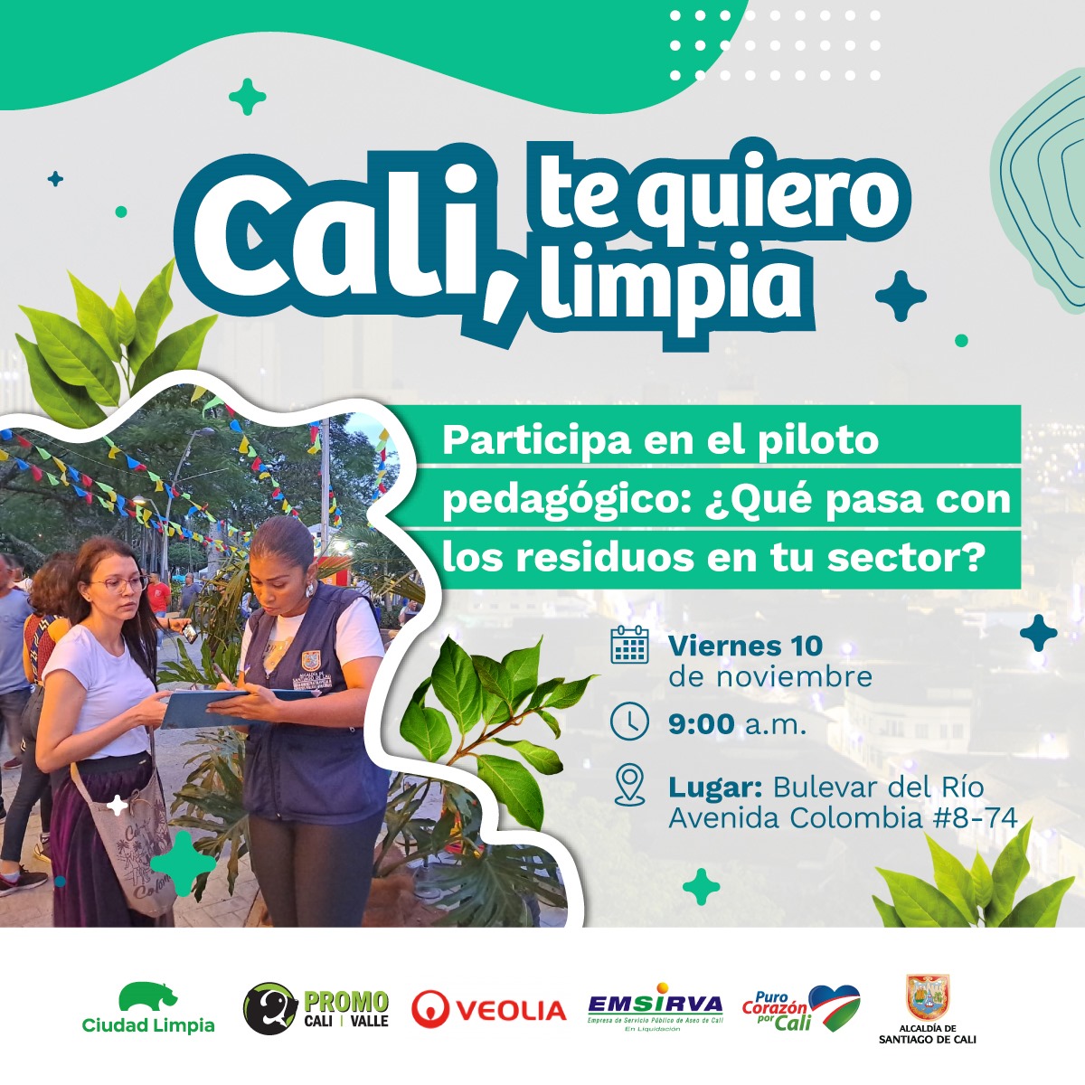 Piloto pedagógico ´Cali, te quiero limpia´