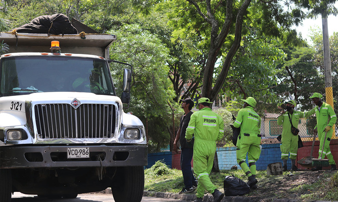 Servicio de aseo en Santiago de Cali se ha prestado con normalidad en  lo que va del 2025