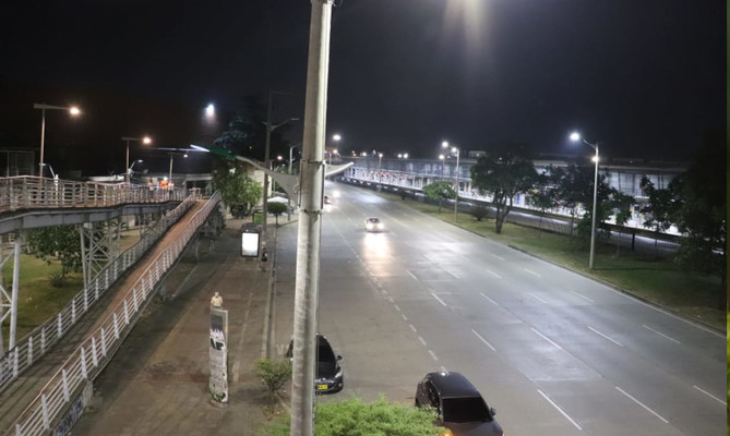 Recuperan 1.150 luminarias led en la calle 70: ya son 25 mil instaladas durante la Administraci&oacute;n del alcalde Eder