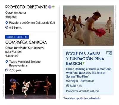 Bienal &lsquo;Detr&aacute;s del sur: Danzas para Manuel&rsquo;