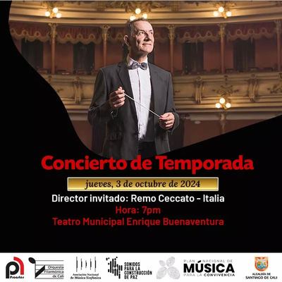 Orquesta Filarm&oacute;nica de Cali / Concierto de Temporada: Notas de Reino Unido