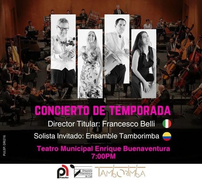 CONCIERTO DE TEMPORADA Orquesta Filarm&oacute;nica de Cali