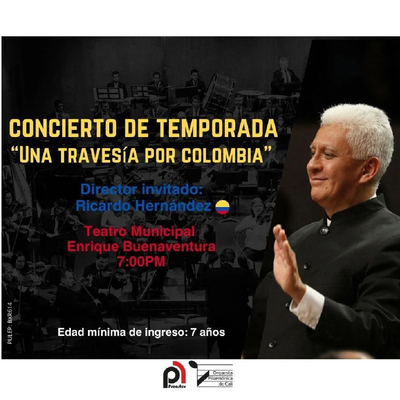 Orquesta Filarm&oacute;nica de Cali / Concierto de Temporada: Una Traves&iacute;a por Colombia