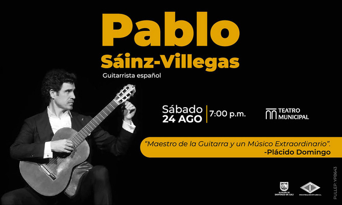 Pablo S&aacute;inz-Villegas, en el Teatro Municipal Enrique Buenaventura