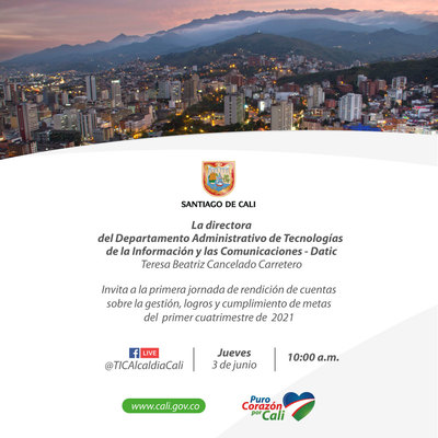 Primera Rendici&oacute;n de cuentas DATIC 2021