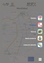 Portada prototipo Equipamientos SistemaInformacion - Menu