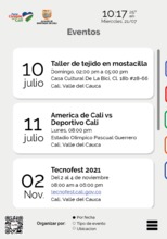 Portada prototipo Equipamientos SistemaInformacion - Eventos