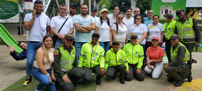 Por segunda vez en 2022, Datic embellece el parque Colseguros Andes