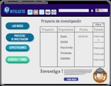Prototipo Gesti&oacute;n del Conocimiento - M&oacute;dulo Proyectos de investigaci&oacute;n