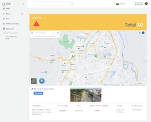 Prototipo Gesti&oacute;n de emergencias y desastres - Interfaz Alertas de riesgos