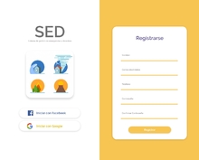 Prototipo Gesti&oacute;n de emergencias y desastres - Interfaz Login